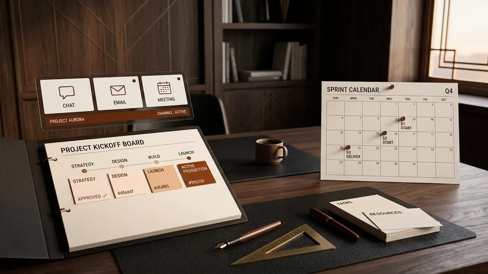 Configurazione del pannello di progetto con calendario sprint per l'avvio